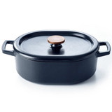 Dutch Oven 5.8QT Oval Enameled Nori