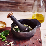 Mortar N Pestle Set Enameled Cast Iron