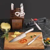 Knife 8PC Block Set White Helena Series