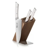 Knife 4PC Hua Block Set White Helena Ser
