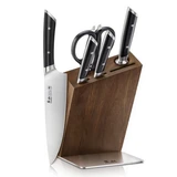 Knife 6PC Hua Block Set Black Helena Ser