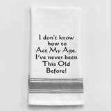 Kitchen Towel White Dont Know How To Act