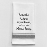 Kitchen Towel White Far As Anyone Knows