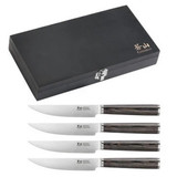 Steak Knife 4PC Set Pakkawood