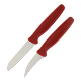 - Paring 2PC Set Red Knives