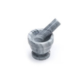 Mortar Pestle 3IN White Marble