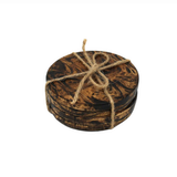 Coaster Burl Set of 4 Acacia