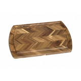 Cutting Board 18x12 Herringbone Acacia