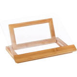 Cook Book Holder Bamboo & Acrylic