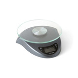 Digital Glass Top Scale Silver