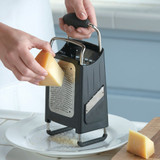 4 Sided Box Grater  - Black  BY Microplane