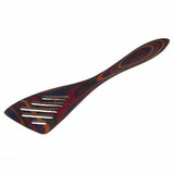 Island Bamboo Rainbow Pakka Mini Slotted Spatula 8 Inch Island Bamboo Rainbow Pakka Mini Slotted Spatula 8 Inch