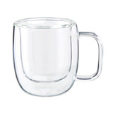 Espresso Mug Double Wall Glass Sorrento 2.7oz Set of 2 Espresso Mug Double Wall Glass Sorrento 2.7oz Set of 2