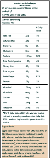 Smoked Apple BBQ 2 oz