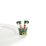 Nora Fleming, jingle toes, A143
 Quirky and unique, just like nora!  what’s cuter than these little elf feet to celebrate the holidays? Not dishwasher safe.  Hand wash only.
