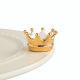 Nora Fleming, Gold crown

* 		not dishwasher safe
* 		hand wash only
