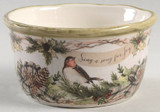 Holly and Ivy Ice Cream Bowl 5.5x3