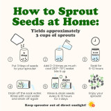 Organic Antioxidant Mix of Sprouting Seeds 1 LB