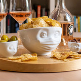 Bowl 16OZ Hopeful Face White