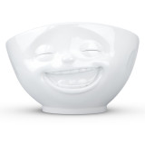 Bowl 16OZ Laughing Face White
