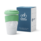 Mug To Go Tasty Face Mint w/ LID & Sleev