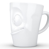 Coffee MUG Tasty Face White w/ Handle