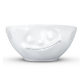 Bowl 11OZ Happy Face White