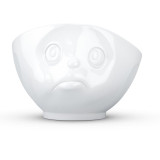 Bowl 16OZ Sulking Face White