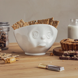 Bowl 16OZ Sulking Face White