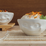 Bowl 11OZ Grinning Face White