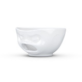 Bowl 33OZ XL Barfing Face White w/ Hole