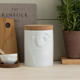 Storage Jar 57OZ Charming Big White