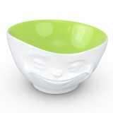 Bowl 16OZ Grinning Face Pistachio Color