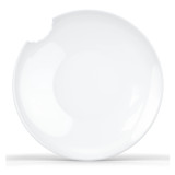 Deep Plate 2PC w/ Bite Mark White