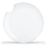 Dessert Plates 2PC White w/ Bite Mark