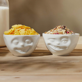Bowl Medium 2PC Laughing & Winking Face