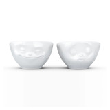 Bowl Small 2PC Grinning & Kissing Face