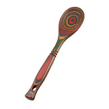 Spoon 12IN Rainbow Pakka Wood
