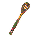 Slotted Spoon 12IN Rainbow Pakka Wood