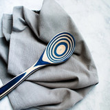 Spoon 12IN Blue Pakka Wood
