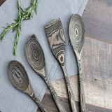 Slotted Spoon 12IN Black Pakka