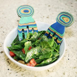 Salad Hands Peacock