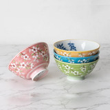 Rice Bowl 4PC GiftSet Haruzakura Asrted