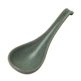 Soup Spoon 5.9IN L Green Porcelain