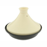 XxTajine Dome 11IN Large Creme Ceramic
