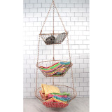 3 Tier Hanging Basket Copper