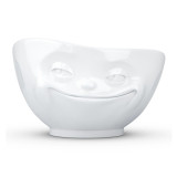 Bowl 33OZ XL Grinning Face White