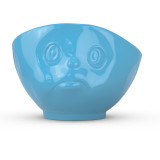 Bowl 16OZ Sulking Face Blue