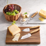 Olive Cheese 3PC Set With Acacia Board