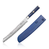 Bread Knife 9IN W/Sheath Damascus Steel